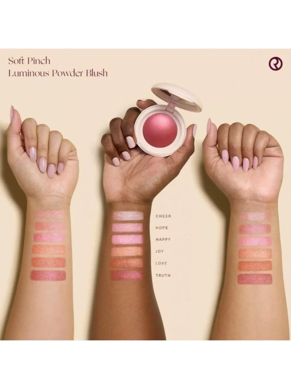 Luminous Terracotta Powder Blush - Soft Pinch Formula, Long-Lasting Color, 0.098